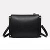Lychee pattern metal lock small square bag crossbody shoulder bag