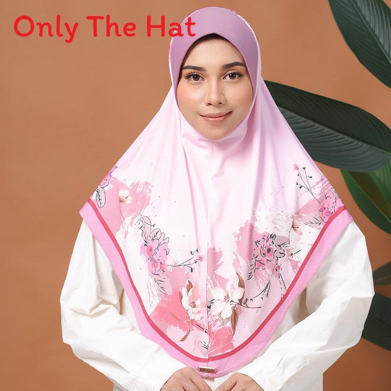 Ethnic Floral Headscarf For Women With Border Detail For Summer Wear