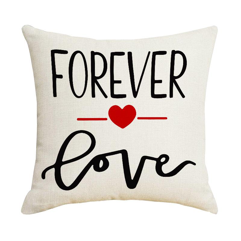 Valentine'S Day Pillow Cover Valentine'S Day Sofa Living Room Pillow Cover Pillow Cover New Home Style Premium
