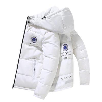 Autumn Winter Men's Down Jacket 90% White Duck Down Warm Down Jacket Hooded Outerwear Coat