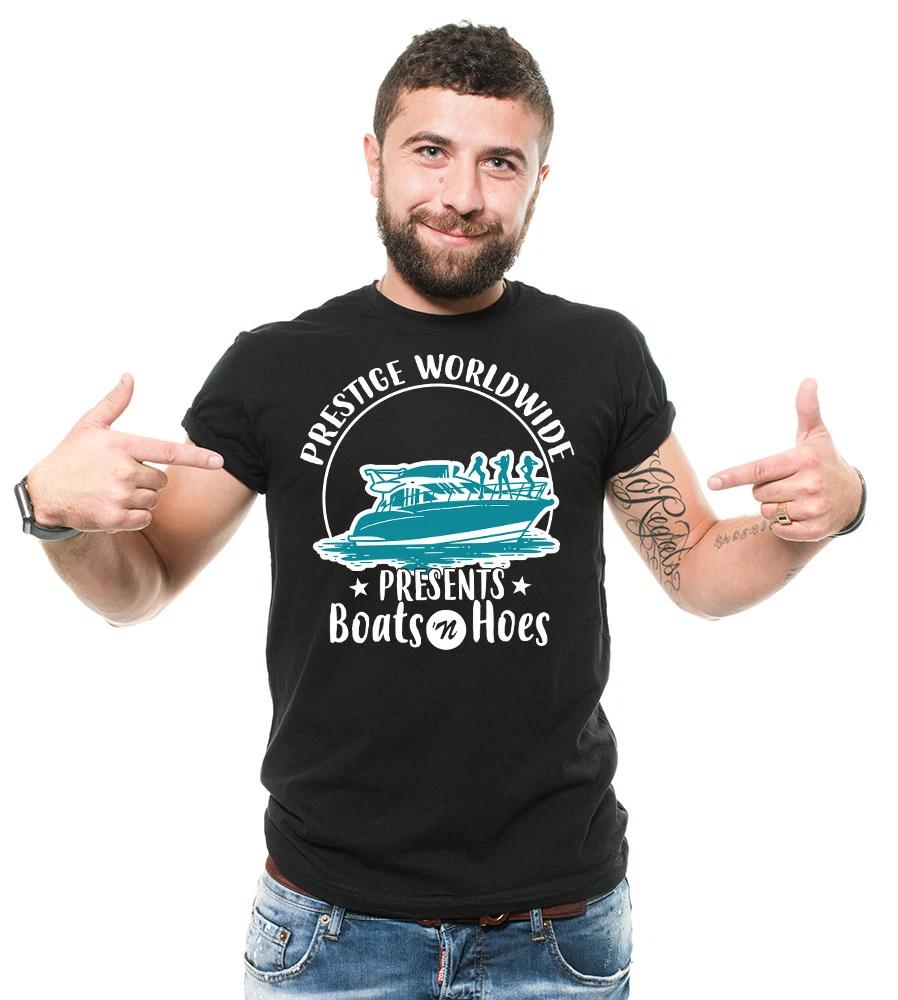 Prestige Worldwide Presents Boats N Hoes Funny Movie T-shirt 4XL