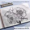 Waterproof Brown Technical Pen for Manga and Line Art Drawing