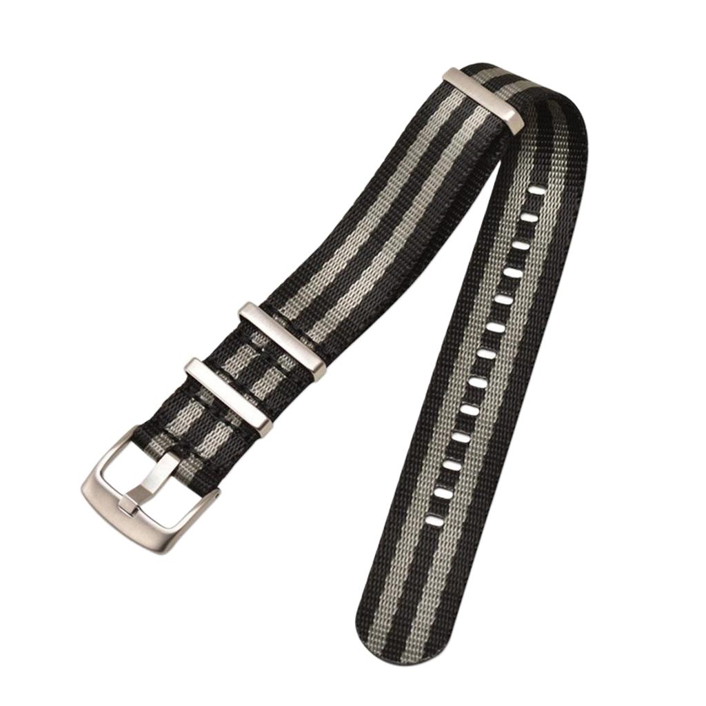 Cinturino Orologio Nylon Nato 18-24mm: Sportivo, Militare, Traspirante E Impermeabile Per Uomo E Donna