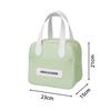 Beenlove Letter Print Solid Color Lunch Insulated Bag Portable Hand Bags Held