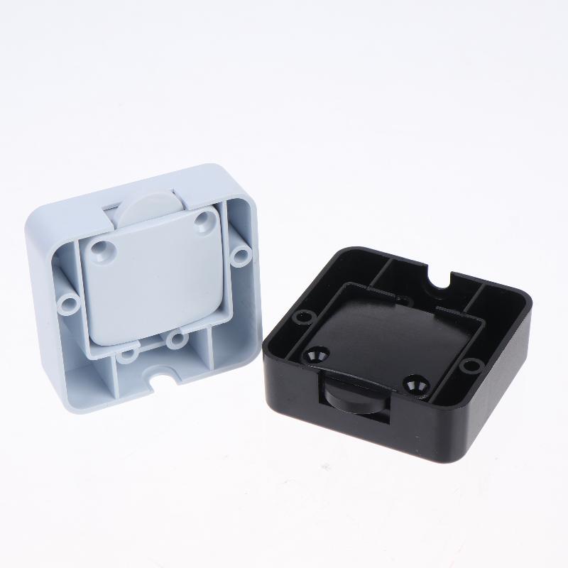 1Pcs Cabinet Lamp Switch Black 2A 250V Automatic Door Activated Light Control Switch For Wardrobe Drawer Cabinet