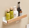 Solid Wood White Bathroom Shelf Corner Shelf Shower Shampoo Cosmetic Shelves Kitchen Storage Rack Bathroom Accessories