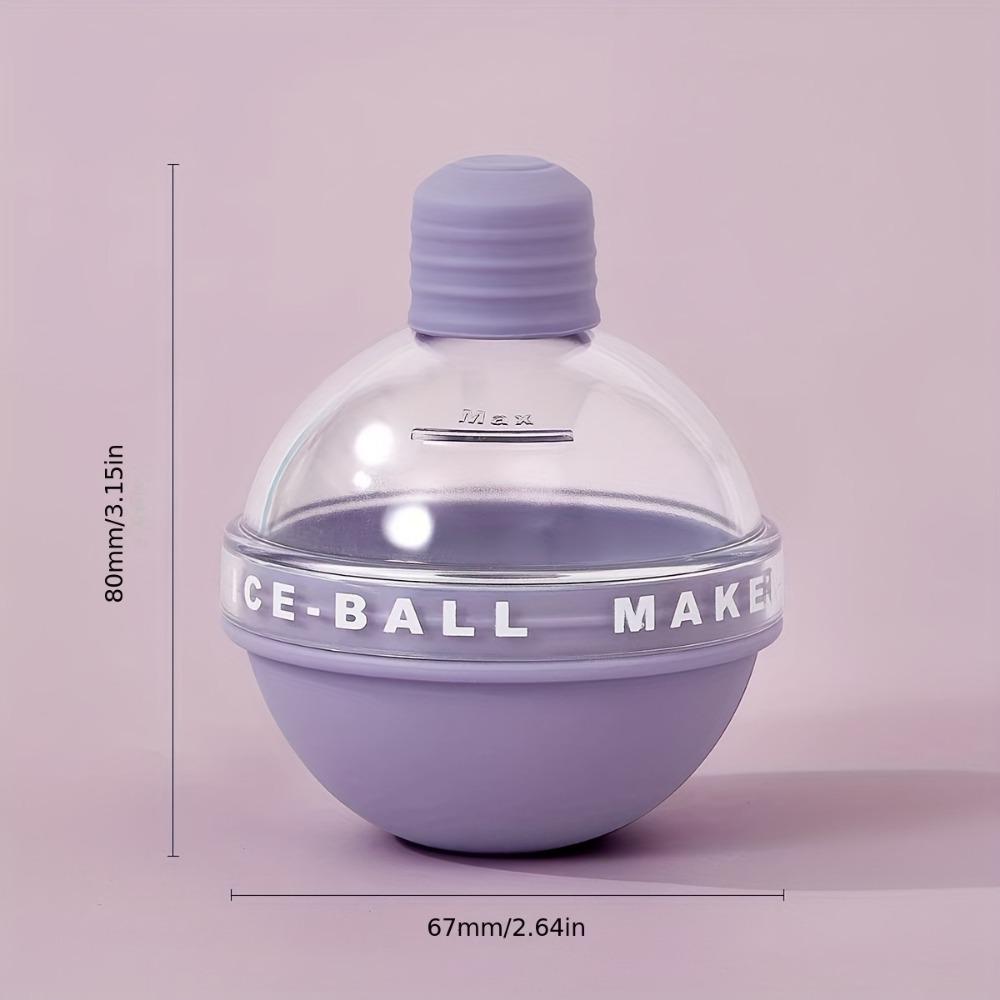 4 st, Isbollsformare, Whiskey Isbollsform, Silikon Iskubform, Sfärisk Isform, Silikon Iskubbricka, Whiskey Isform Boll