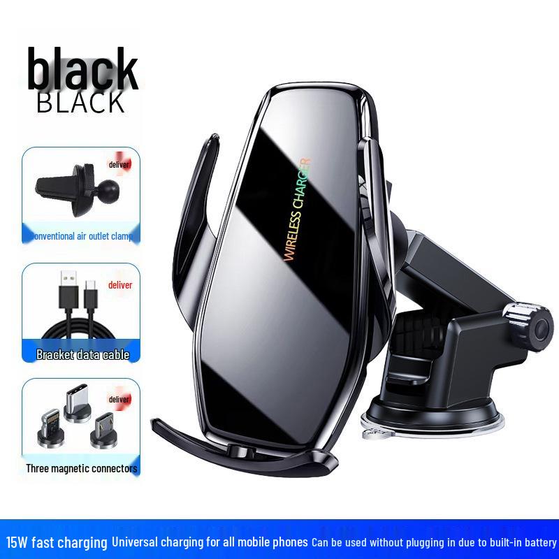 15W Wireless Car Charger & Automatic Phone Mount