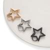 5pcs Pentagram Metal Ring Spring Clasp Star Shape Clasp Connection Buckle for DIY Jewelry Making Keychain Pendant Accessories