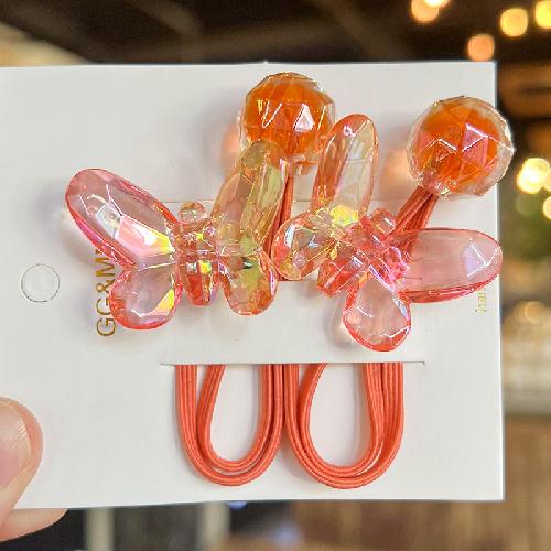2pcs Elastic Hair Bands for Baby Girls Candy Color Hair Ring Hair Rope Children Headwear Kids Toddler Accessories