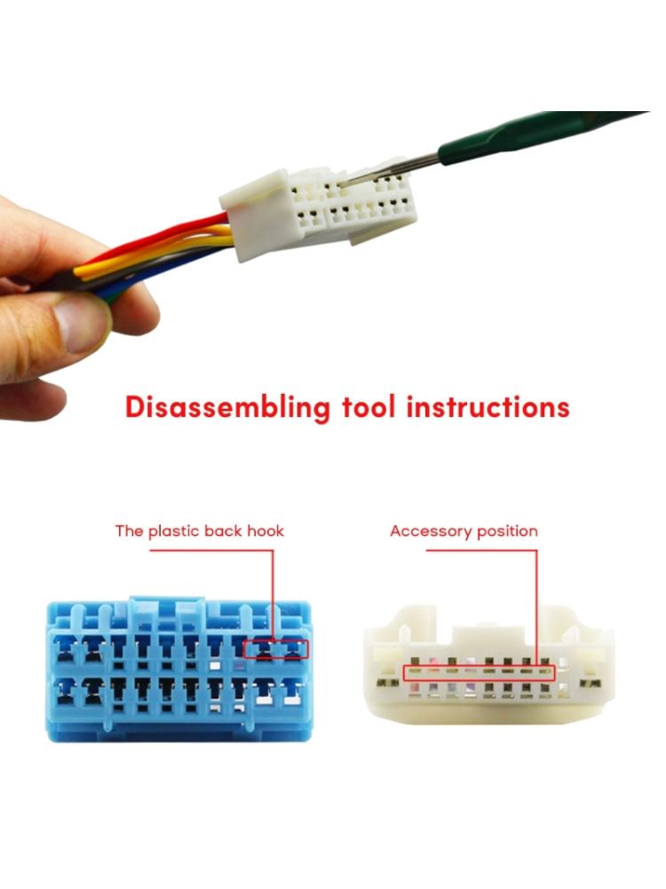 Automobiles Car Terminal Removal Release Pin Electrical Wiring Crimp Connector Pin Repair Removal Hand Tool Accessories