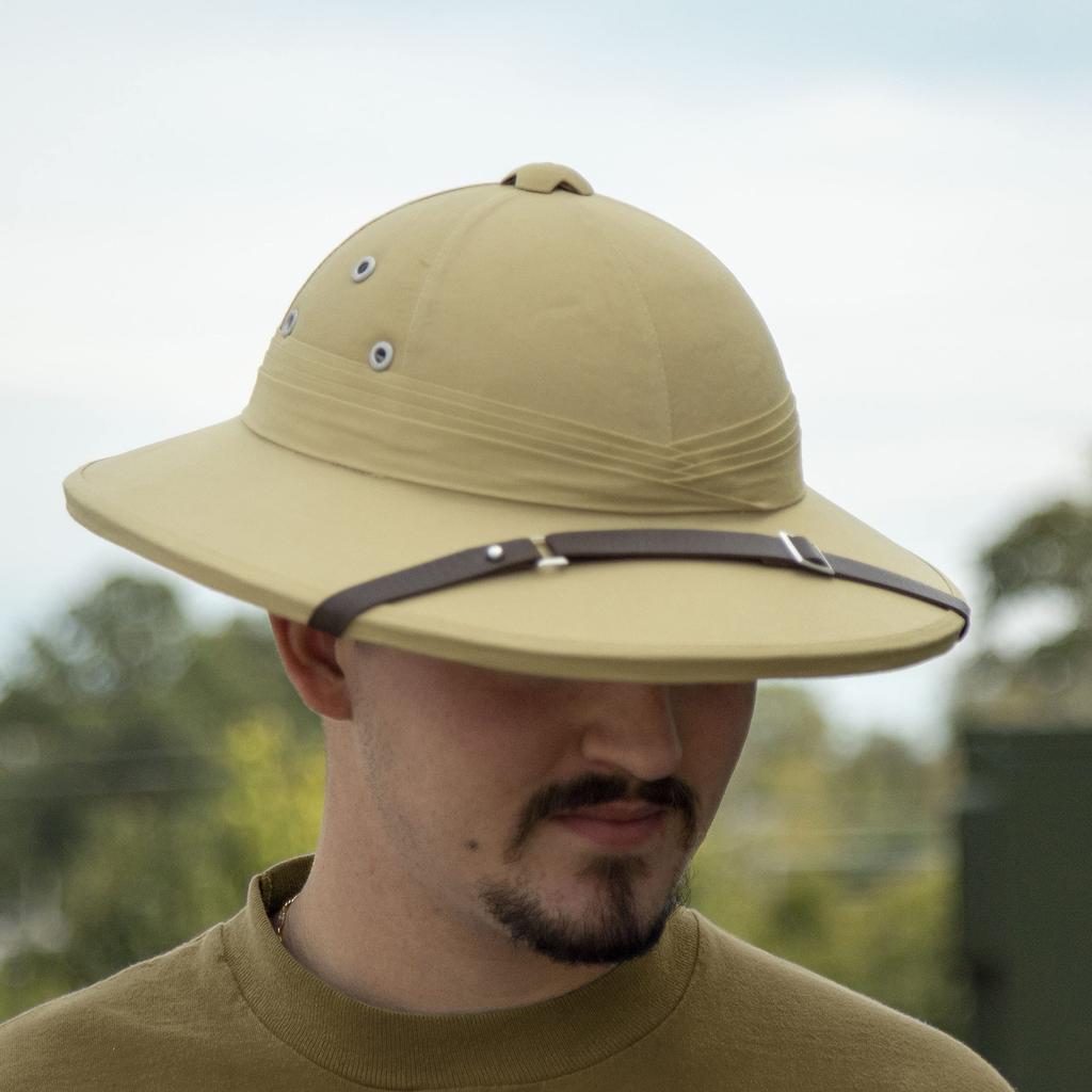 French Army Pith Sun Helmet Khaki Mil-Tec -
