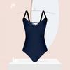 Patchwork Bathing Swimwear Slim Fit Jumpsuit Bikini Simple Bodysuit Swimsuit  Ladies