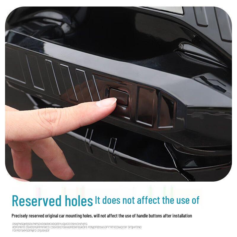 Jetour Traveler ShanHai T2 Car Door Handle Cover & Tailgate Decorative Sticker Set.