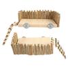 Hamster Climbing  Handcrafted Pet Activity Playground Stable Structure Increase Exercise Chewing  for Golden Bear