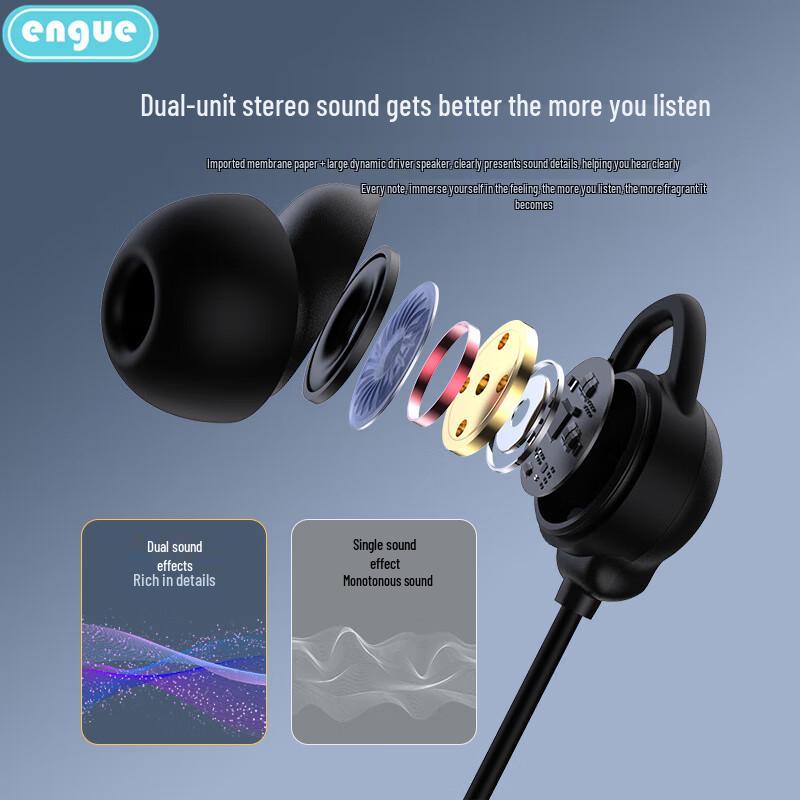 Engue EG-AP08 Neckband Bluetooth Sports Earphones