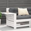 VidaXL Garden Sofa Armrest and Side Table, Seat with Backrest, Patio Terrace Backyard Outdoor Armchair, 844879