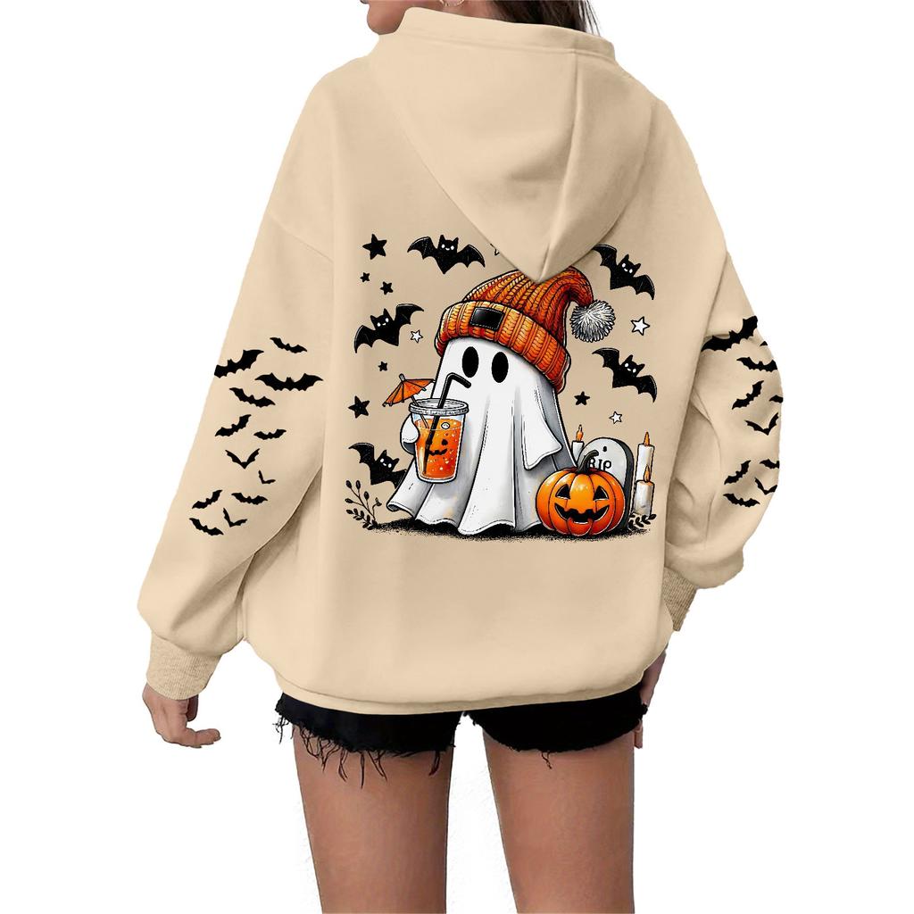 Women's Sweatshirt Casual Long Sleeve Atmosphere Top Loose Popular Round Neck Pullover Sweatshirt Top