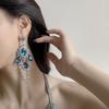 Heavy Industry Palace Earrings for Women Baroque Style Retro Temperament Earrings with Tassels