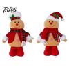 Creative Christmas Dolls for Home Gingerbread Plush Doll Decoration, Stuffed Boy Girl Indoor Winter Festive Soft Furnishings Ornament Tiered