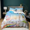 Forest Animal Combination Soft Duvet Cover Set Print Bear/Fox/Owl/Hedgehog/ Fawn/ Hamster/Snail Warm Comforter Set Cover Bedrom Bedset 3d