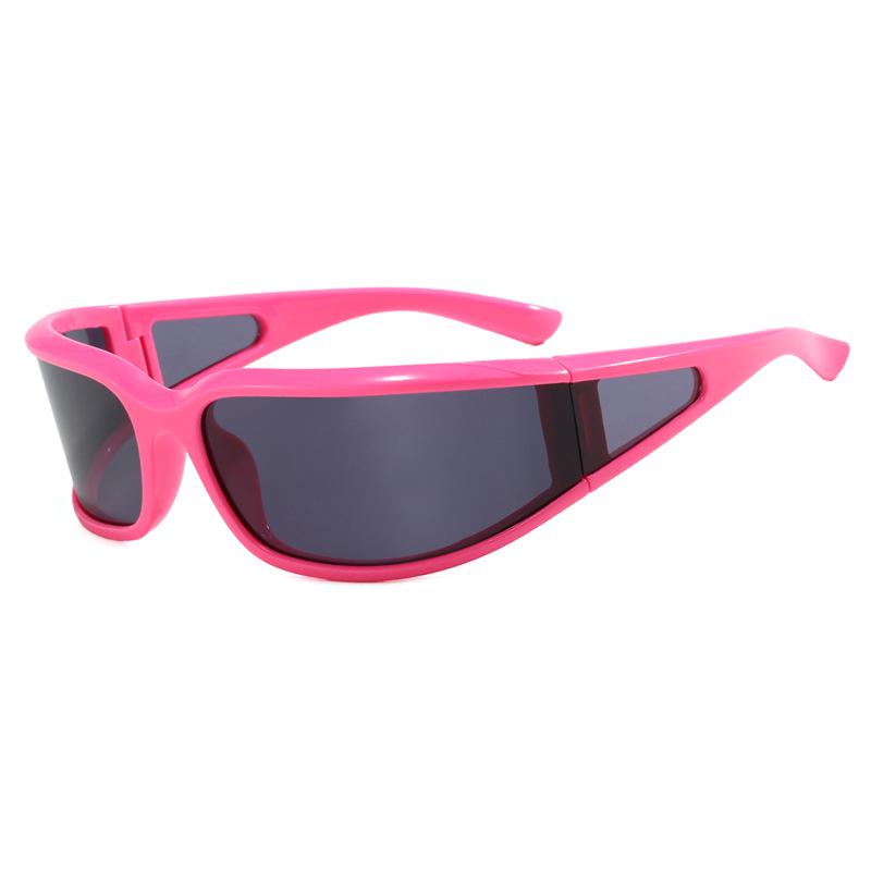 Y2K Windproof Sport Sunglasses: Influencer Style for Cycling with Narrow Frame