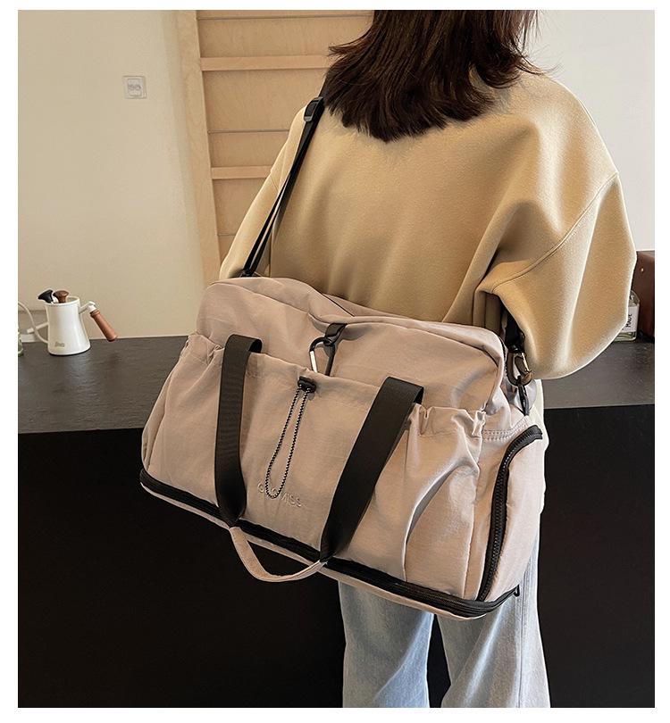 Expandable Travel Bag: Large-Capacity Maternity, Wet/Dry Separation, Ideal for Swimming, Yoga & Fitness