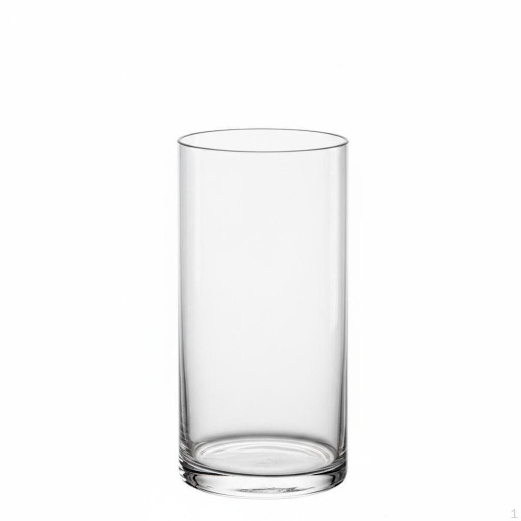 Acrylic Shatterproof Vase, Transparent Cylinder Flower Holder, Modern Minimalist Decor for Living