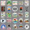 50 Pieces of Protected Wild Animals Graffiti Stickers Personalized Logo Slogans Decorative Mobile Phone Case Suitcase Stickers