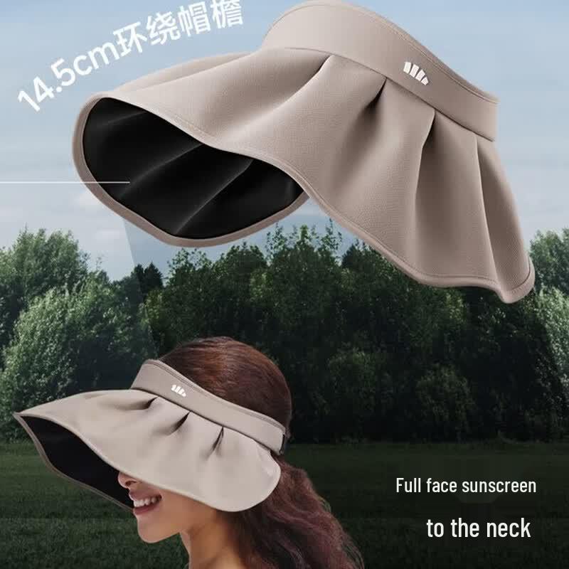 Beneunder Women's Lightweight UV Protection Open-Top Sun Visor
