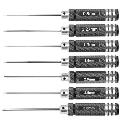 0.9/1.27/1.3/1.5mm Altıgen Tornavida Alet Kiti Altıgen Alet Seti HSS Aletler RC Helikopter Drone Arabalar Tekneler için Altıgen Tornavida Seti