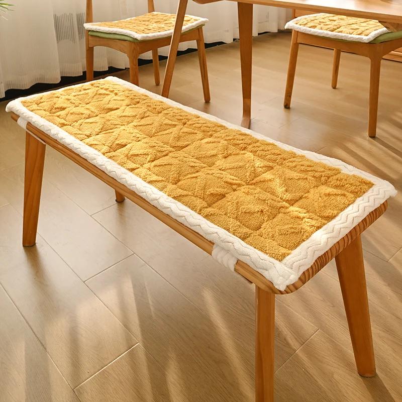 Sofa Erker Kissen Haushalt Plüsch Bankkissen mit Schnürung Stuhlsitz Restaurant Gartenbank Sitz Schaukelsitzkissen