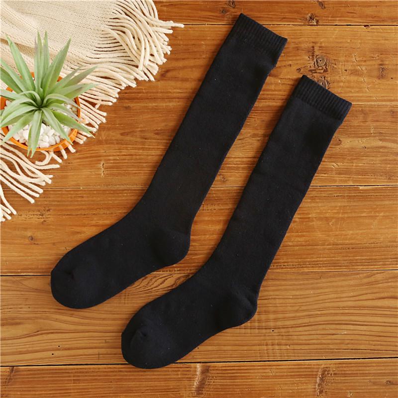 Extra Thick Winter Knee-High Cotton Socks for Men & Women