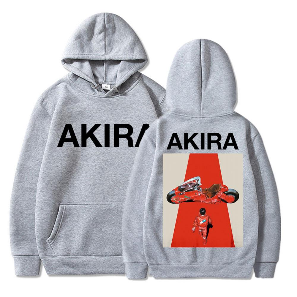Anime Neo Tokyo Akira Hoodie Vintage Manga Movie Science Fiction Shotaro Kaneda Manga Long Sleeve Men's Loose