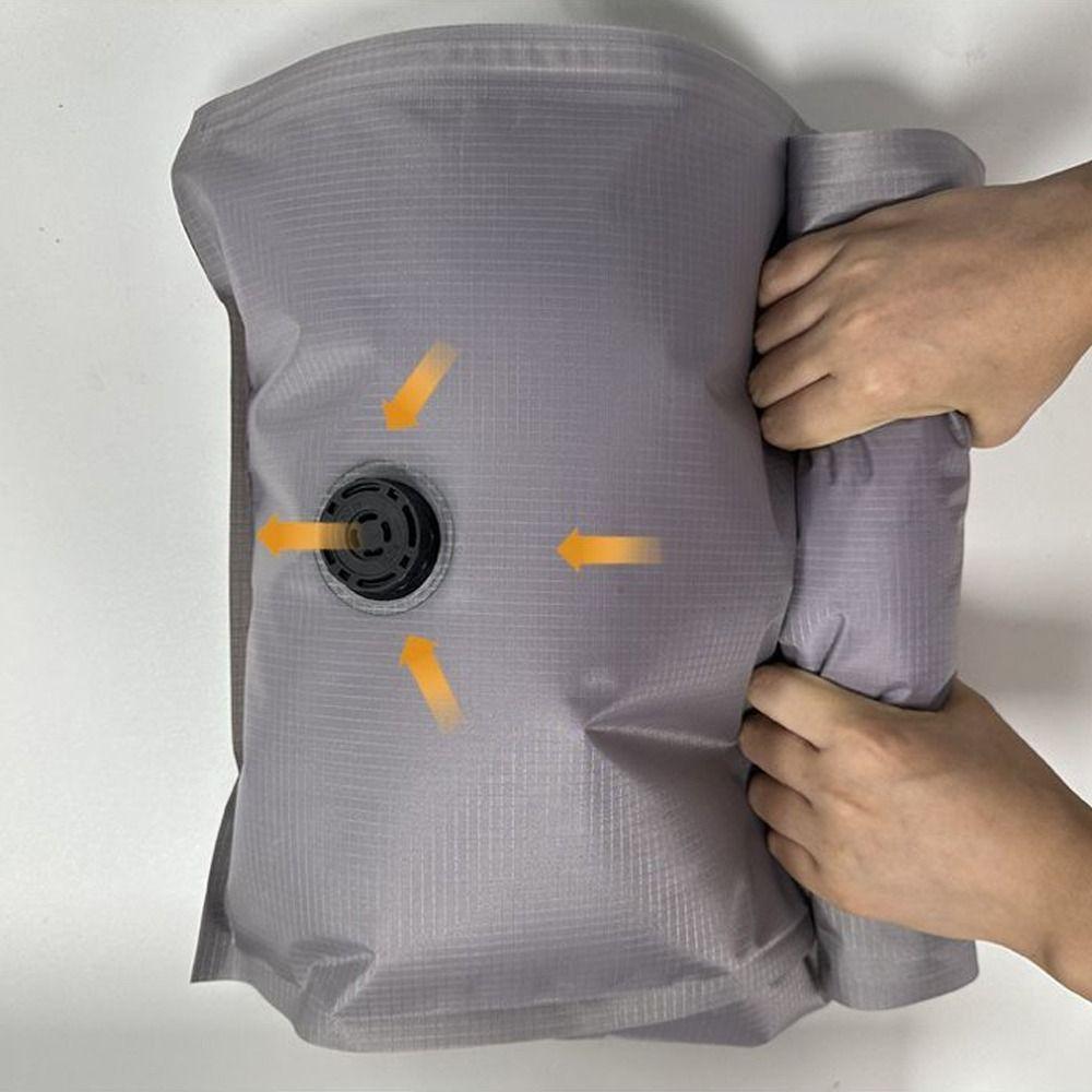 Hand Roll-Up Vacuum Storage Bags Large Capacity Travel Packing Bags  Storing Clothes