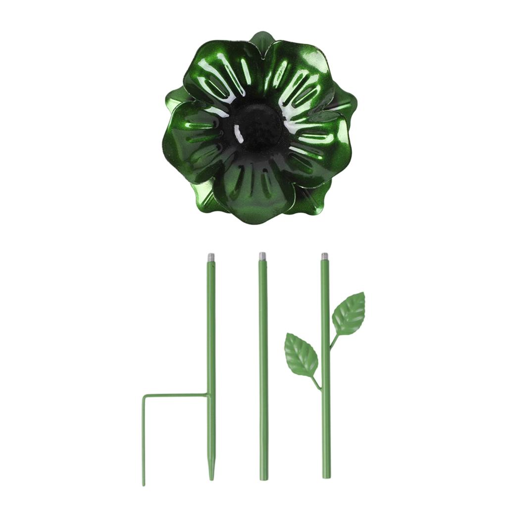 3D Outdoor Garden Metal Bee Butterfly Water Dripper Bird Feeder Ground Stake Decorative Lawn Ornament