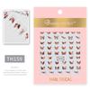 New Year Nail Art Stickers Bronzing Year of the Dragon Chinese Style Mahjong Cartoon Nail Stickers Decoration
