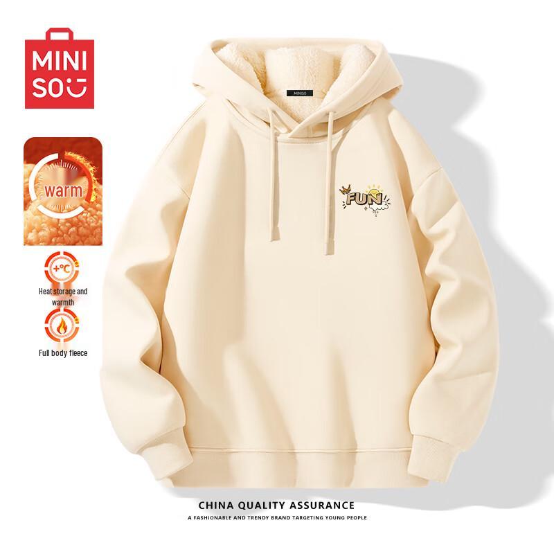MINISO Men's Heavyweight Hooded Sweatshirt