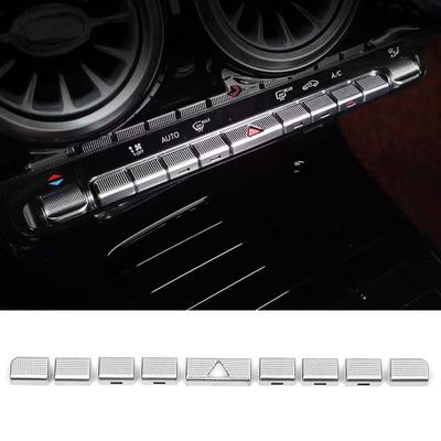 Autocollant de bouton de climatisation de console centrale de voiture pour Mercedes-Benz Classe A B GLA GLB CLA W177 W247 H247 X247 C118 -
