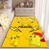 Yellow Pikachu Cartoon Carpet suitable as a non-slip mat for the living room or bedroom sofa