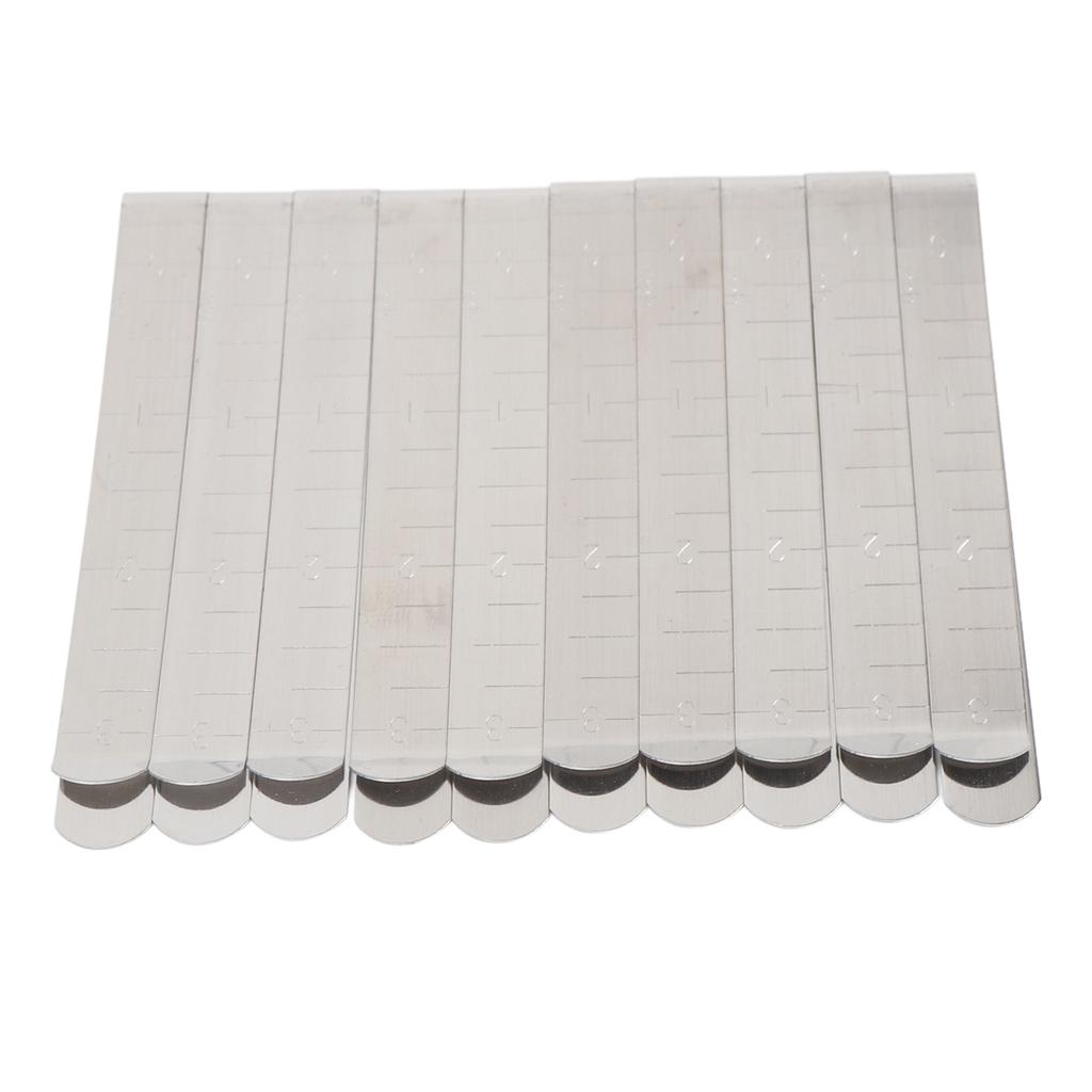 20 ks Šicí klipy 3 palce Nerezové klipy na lemování Pravítko pro značení lemů Látkové šicí potřeby s