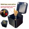 Middle Finger InBox CreativeFunny Decorative Crafts 3d Printing Middle Finger Christmas Gift Boxs Family Game Gift Funny Toy