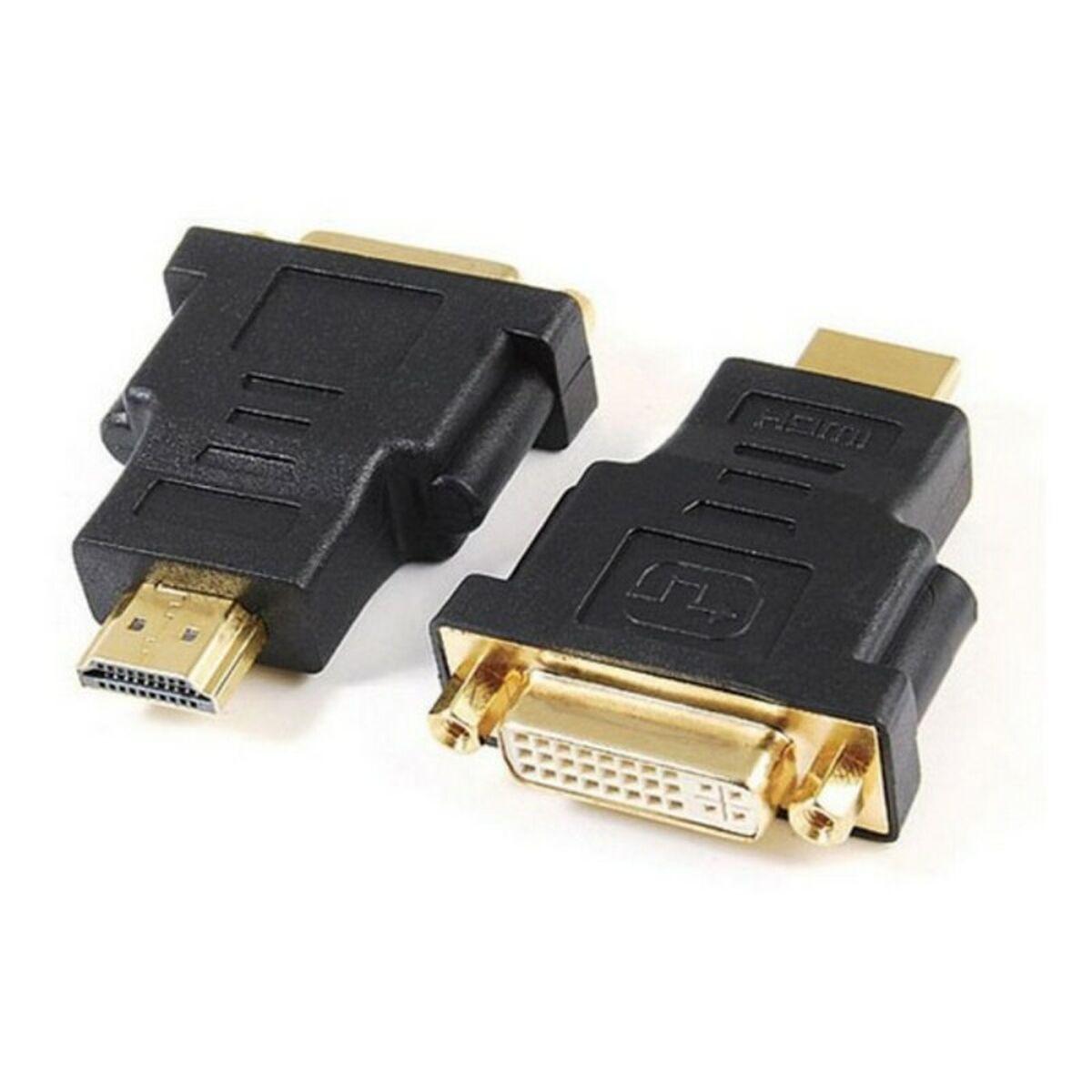 

GEMBIRD A-HDMI-DVI-3 Адаптер HDMI-DVI, черный