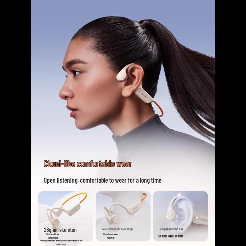 SANAG B33S Bone Conduction Sports Bluetooth Headset