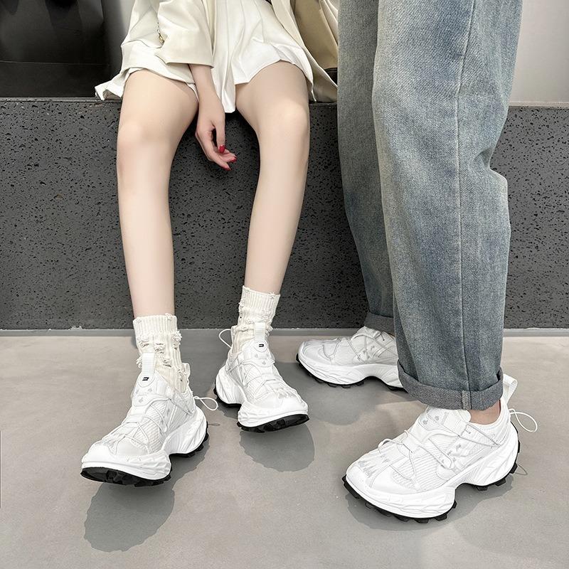 New dad shoes men's and women's fried street functional wind outdoor hiking shoes platform heightening sneakers