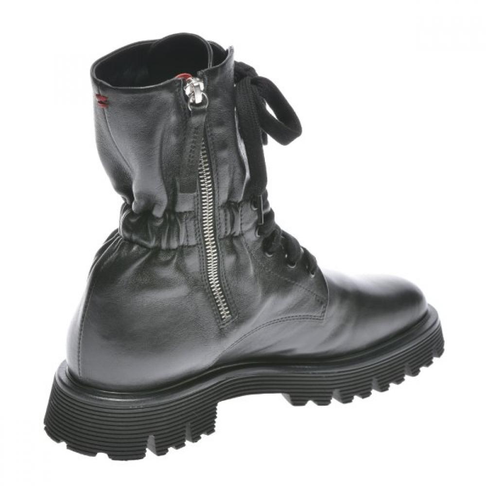 Riccio Anna Women Lace Up Walker Black Hs23hal002bk