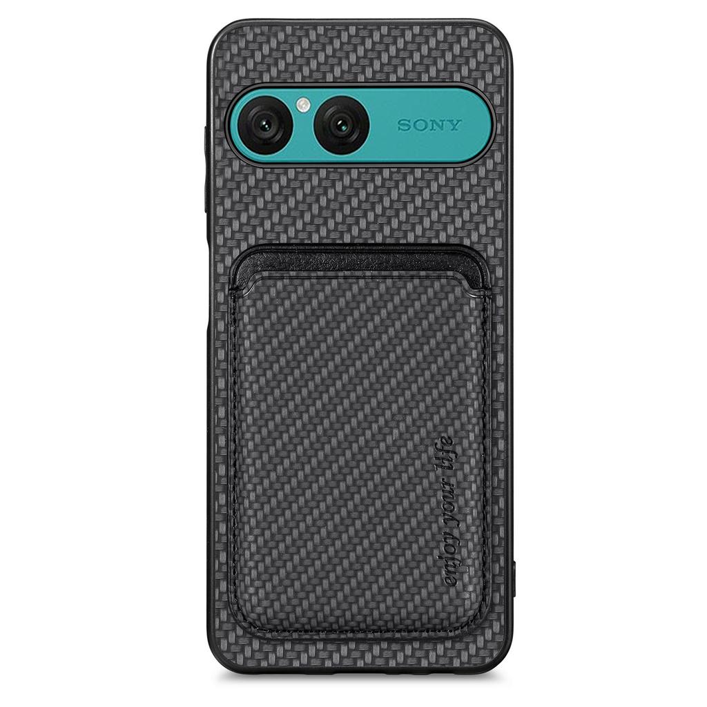 For Sony Xperia 10 VII Case  Wallet Card Holder Cover for Sony Xperia 10 V II 10vii Wireless Charger Magnetic Case