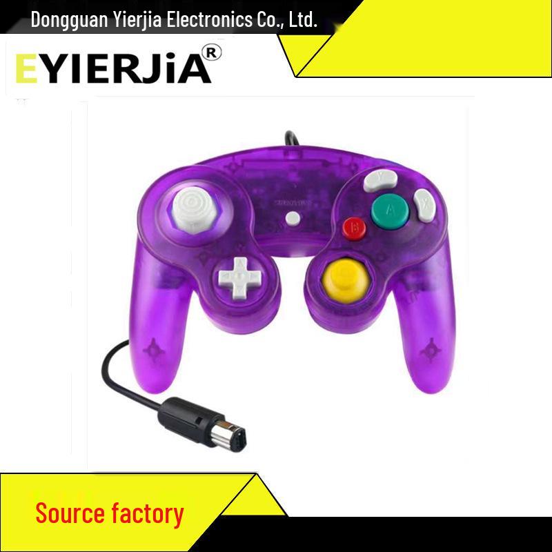 NGC Kabelgebundener Gamecontroller mit Farbkreuz für Konsole