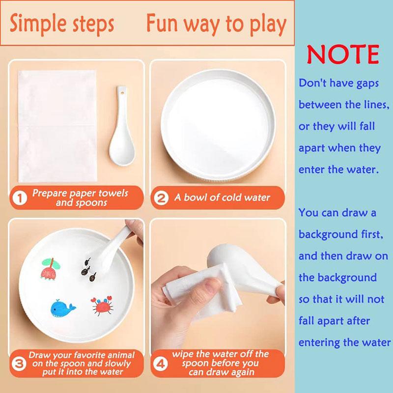 Magic Watercolor Pen Set, Water Floating Graffiti Whiteboard Markers, DIY Painting, Early Education Toys for Kids, 6/12 Colors