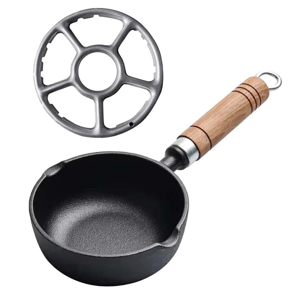 Small Iron Pan for Frying Eggs and For hot Milk with Induction Compatibility